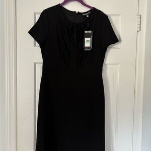 Karl Lagerfeld Black Midi Dress